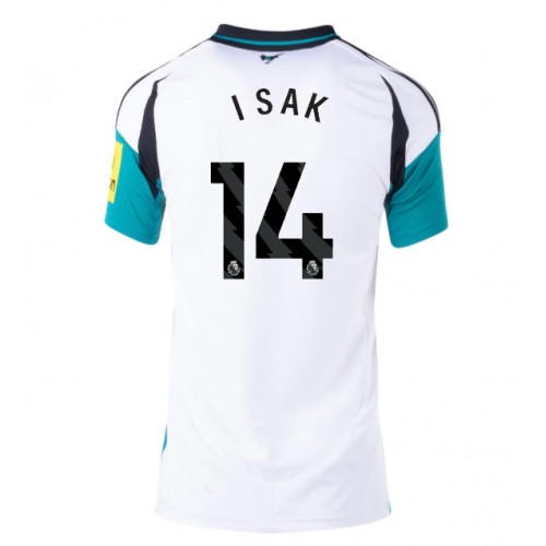 Fotballdrakt Dame Newcastle United Alexander Isak #14 Bortedrakt 2024-25 Kortermet